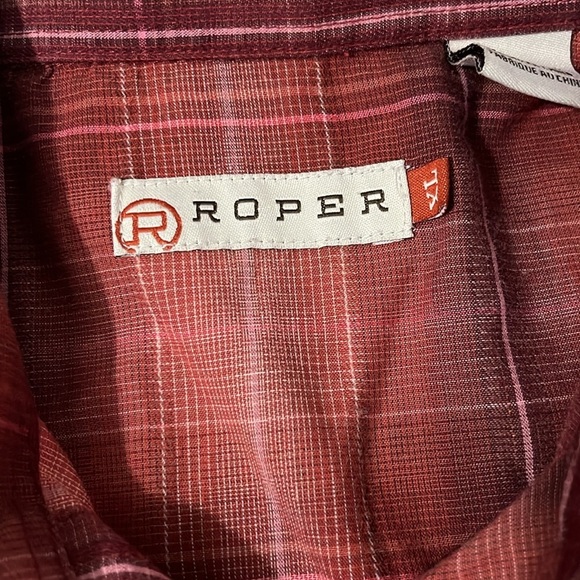 Roper Pearl Snap Button down  Size XL - Picture 5 of 9